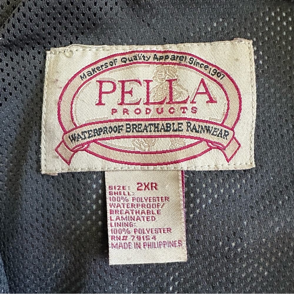 Pella Realtree Hardwoods Camo Full Zip Jacket Vintage Mens Size 2X REG Mesh Line - Picture 5 of 15